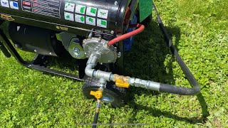 Making my Duromax XP12000EH  Generator Tri-fuel By Adding Natural Gas Regulator
