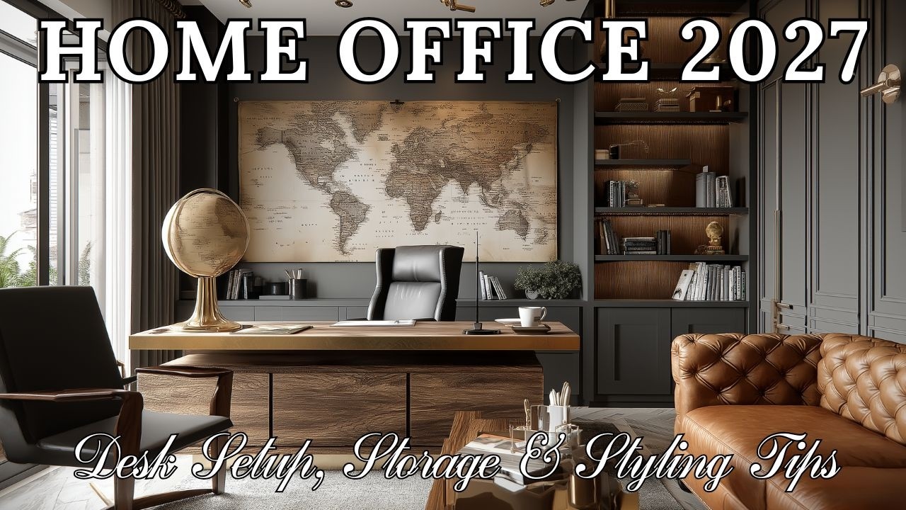 Тренды обустройства домашнего офиса 2027: планировка, освещение и декор, которые работают.