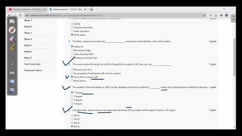 Assignment 6 solution | Natural Hazards | Swayam | NPTEL