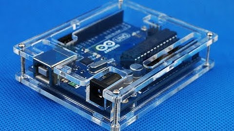 Arduino UNO r3 transparent acrylic case assembly (2019)