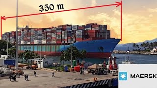 A.p. Moller Arrival To Port Of Manzanillo, Mexico