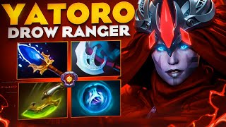 Yatoro ПОПАЛСЯ ПРОТИВ КОЛЛАПСА МИРЫ И ЛАРЛА НА СИГНАТУРНОЙ ДРОВКЕ🔥 Drow Ranger 7.35d