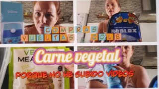 EL MOTIVO DE NO SUBIR VÍDEOS/  VUELTA AL COLE/ RECETA CARNE VEGETAL