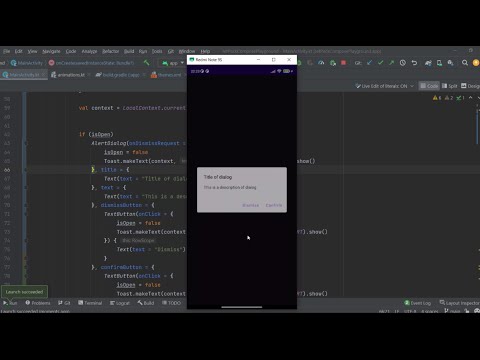 Alert Dialog | Android Jetpack Compose #19