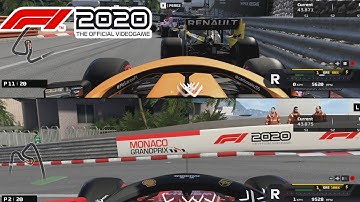 F1 2020 Split-Screen Gameplay - Monaco