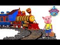 Piggy on the railway line poem lyrics  english nursery rhymes songs for kidschildren  mum mum tv