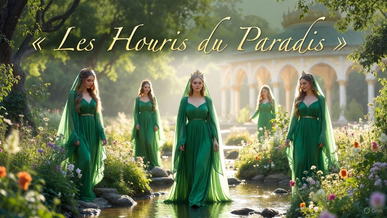 Les Houris du Paradis : Beauté Céleste et Mystère Divin