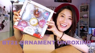 UNBOXING: BT21 Christmas Ornaments