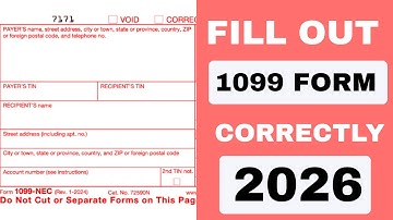 Fill Out Your 1099 Form Correctly in 2026 — Step-by-Step Guide!