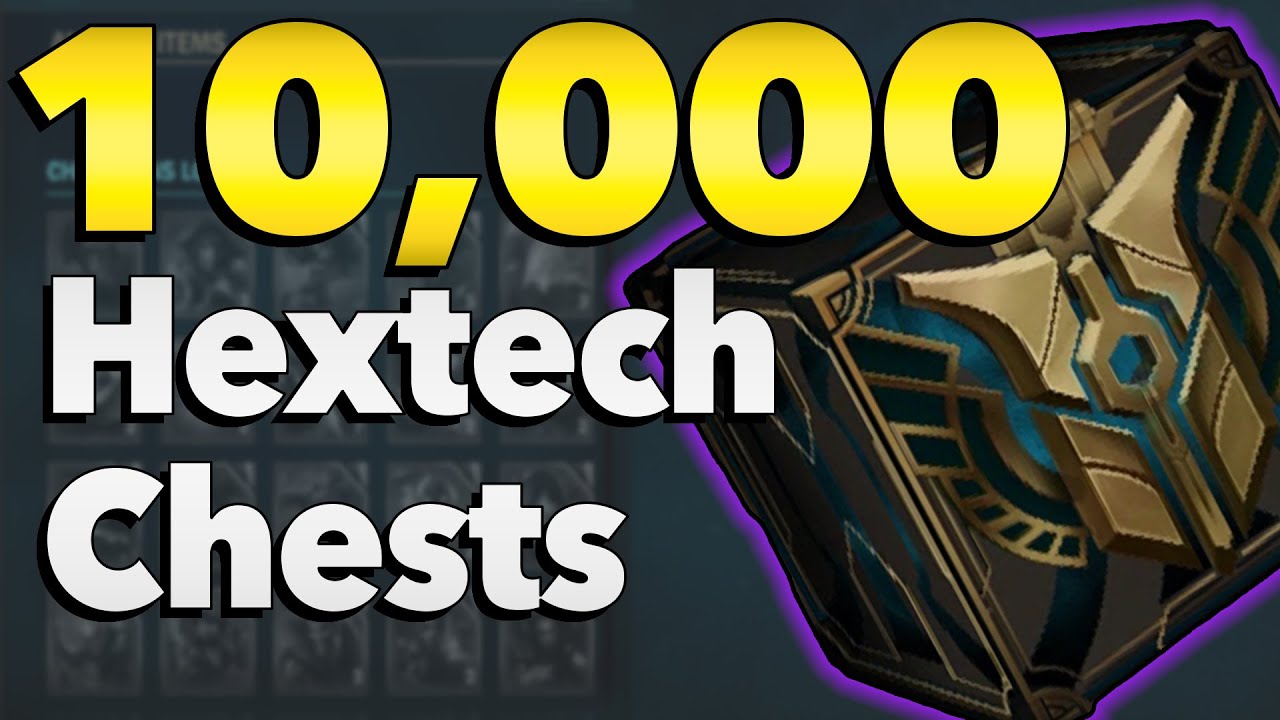 Loot From Opening 10,000 Hextech Chests League of Legends YouTube