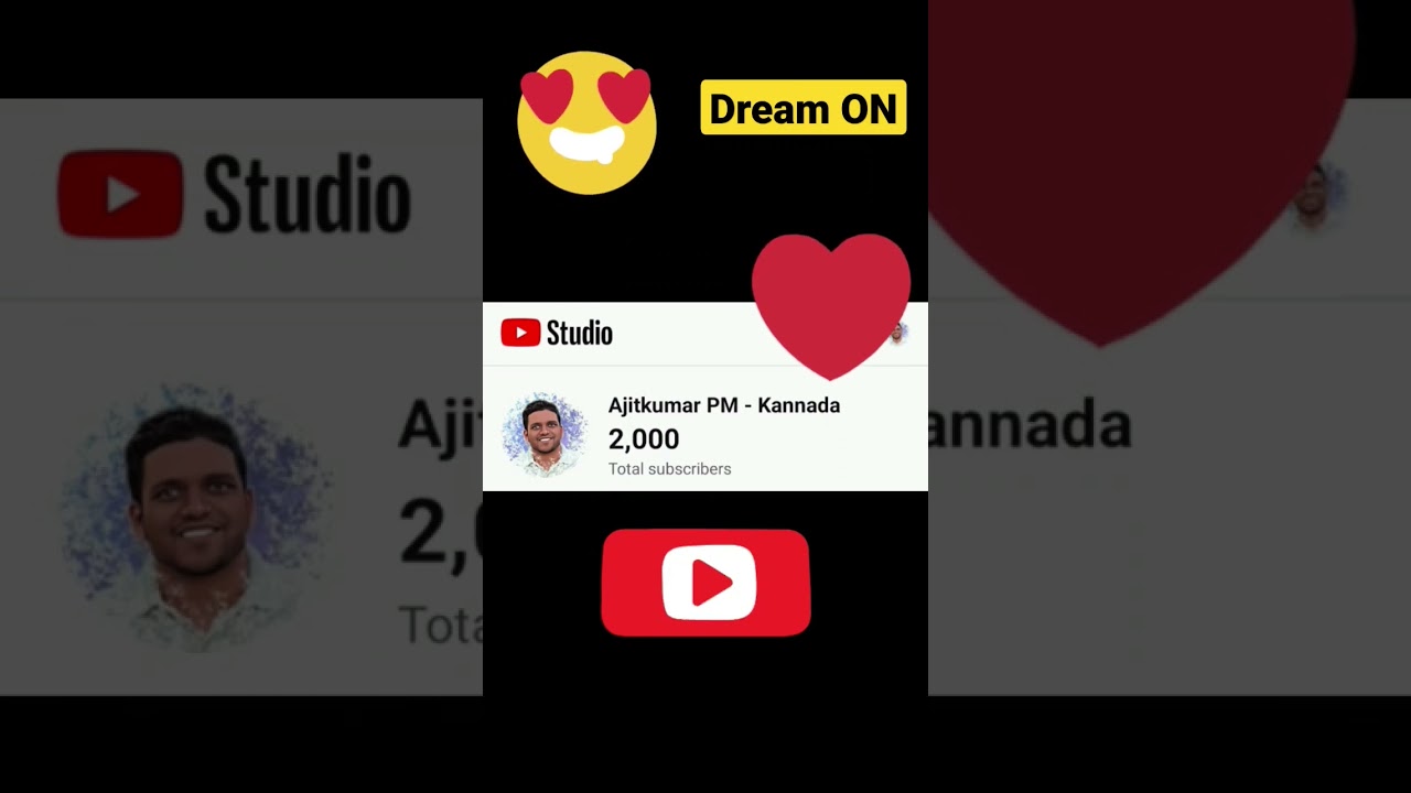 2k subscribers Dream On 