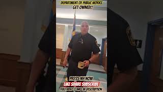 PUBLIC WORKS DIRECTOR *GETS OWNED* *CHIEF LIES* ABOUT BEING CALLED/MARYLAND FIRST AMENDMENT AUDIT