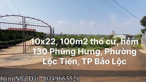 Bán nền đất đẹp gần trung tâm TP Bảo Lộc, giá đầu tư