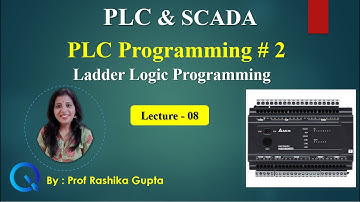 Lecture: 08 PLC programming  # 2 |  Ladder Logic PLC Programming | NO NC contacts | Part# 2