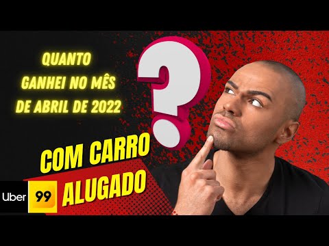 RELATÓRIO DO MES DE ABRIL 2022 COM CARRO ALUGADO