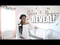 BABY GIRL'S OFFICIAL NURSERY + NAME REVEAL!!! 👶🏽