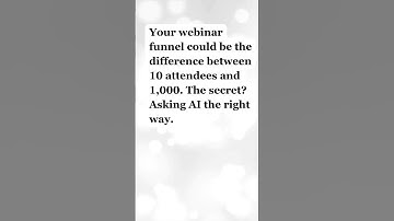 Your webinar funnel could be the difference between 10 attendees and 1,000.