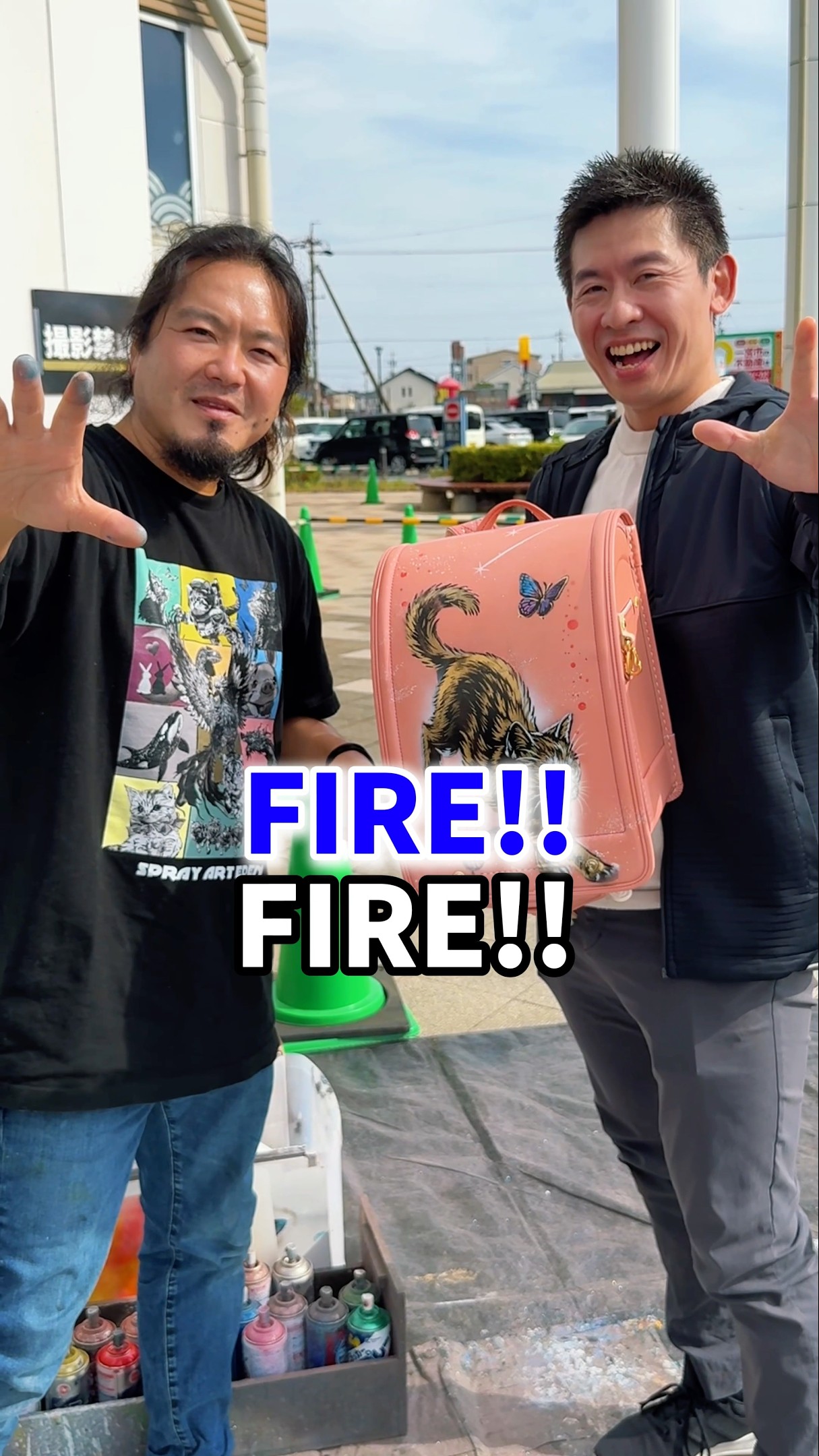 The collaboration has finally been decided 🔥 #SprayArtEden