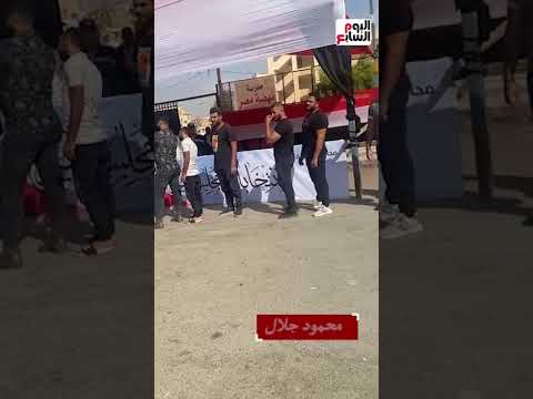 توافد المواطنين على لجان حدائق حلوان والمعصرة