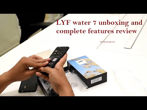 LYF water 7 Unboxing and complete features review