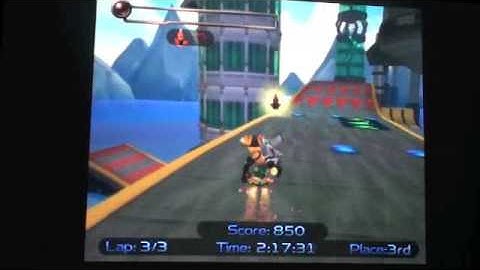 Ratchet and Clank Walkthrough Planet Kalebo III Hover Board Race