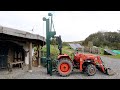 Homemade Hydraulic Post Driver For Compact Tractor