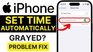 iPhone Time Automatically Grayed Out ⏰ Date & Time Fix | Settings Not Working Solution 2025