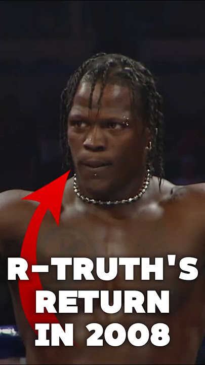 When R-Truth returned to WWE in 2008 #wwe  #wrestling #shorts