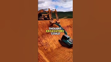 Near-miss‼️Watch This Unexpected Rescue‼️#excavator #heroic #shorts