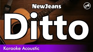 NewJeans - Ditto (karaoke acoustic)