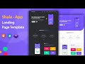 App Landing Page Template Design using by Html Css Bootstrap