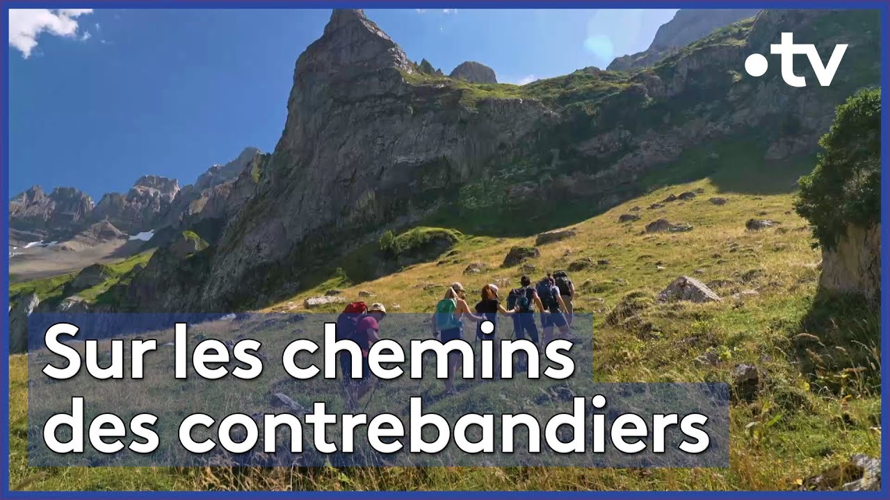 Alpes : randonnée sur les traces des contrebandiers - YouTube