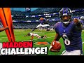 CAN I WIN A GAME RUNNING QB SNEAK EVERY PLAY?? Madden 21 Challenge