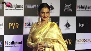 Rekha looks allegiant in golden saree at Chhapaak premiere - Telly soap