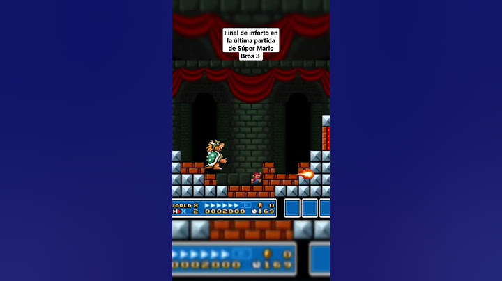 Final de infarto en la última partida de Súper Mario Bros 3