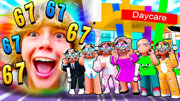 DAYCARE 67 6 7 SIX SEVEN CRAZY SUB TEACHER KID! | Roblox | Brookhaven 🏡RP