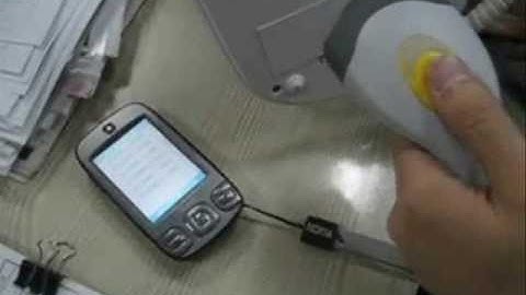 Wireless barcode adapter-use in asset tracking and management solution(telephone).system