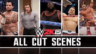 WWE 2K15 - ALL CUT SCENES - All Showcases screenshot 4