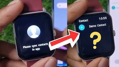 Ambrane Smart Watch Me Contact Kaise Sync Kare | How To Save Contacts In Ambrane Smart Watch