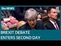 Second day of MPs debate on Theresa May's Brexit deal in full | ITV News