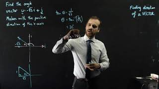 Finding direction of a vector