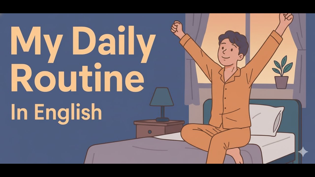 My Daily Routine in English | Talk about your daily routine | podcast ...