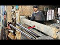 How to Effectively Make Very Strong Hydraulic Cylinder Rod for Big Hydraulic Jack | Amazing Process