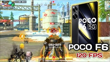 POCO F6 COD MOBILE 120 FPS 😱🔥Snapdragon 8s Gen 3 Gaming Test 2025