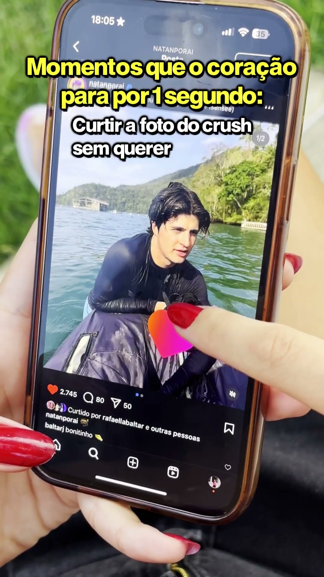 MOMENTOS QUE O CORAÇÃO PARA POR 1 SEGUNDO #shorts