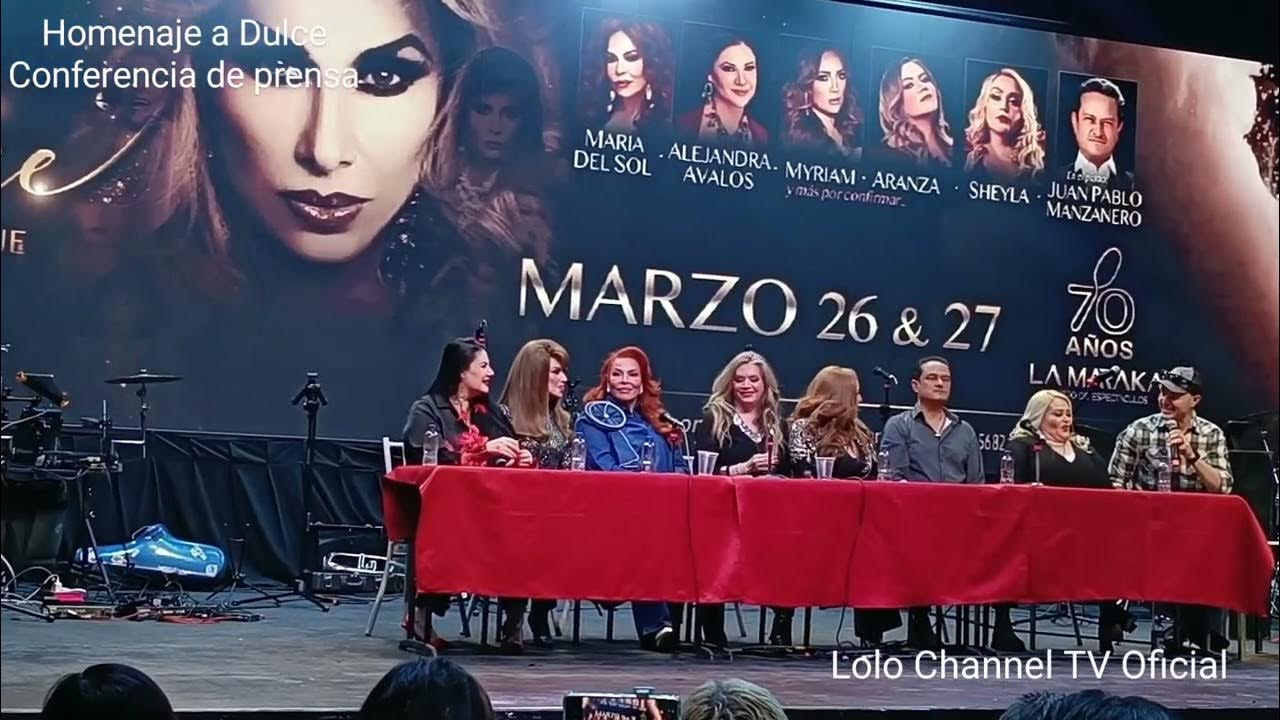 Homenaje a Dulce en el Salon La Maraka. 26 y 27 de marzo.