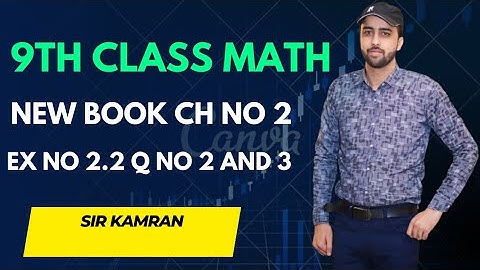 Class 9th math new book Ch 2 || Logarithms || Ex 2.2 Q ,2 and 3