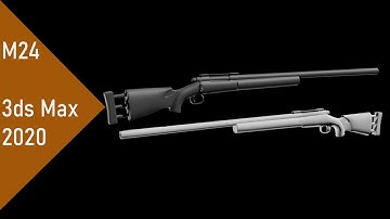 Modeling PUBG M24 - 3ds max tutorial part - 1