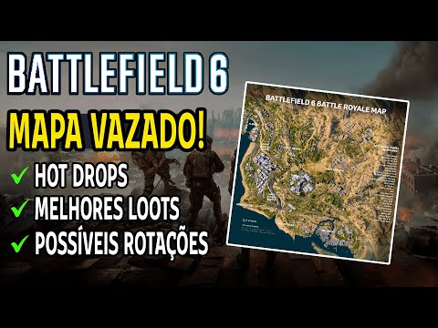 BF6 BATTLE ROYALE MAP LEAKED! FIND OUT THE POSSIBLE BEST LOOTS, HOT DROPS AND ROTATIONS!