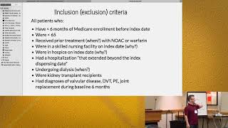 2018 OHDSI Population-Level Estimation Tutorial (2 of 6) Net Worth